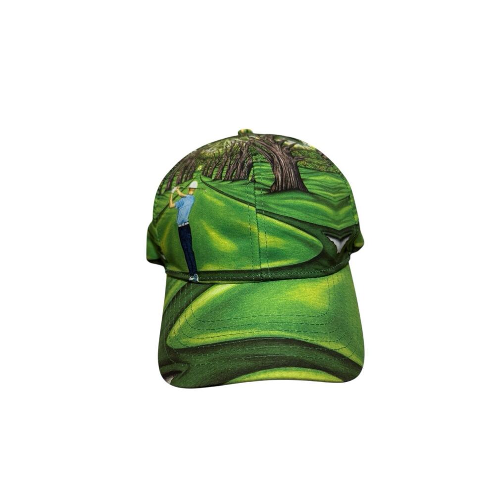 Valentino Dixon Golfer Golf Course Men's Snapback Hat Adjustable Green